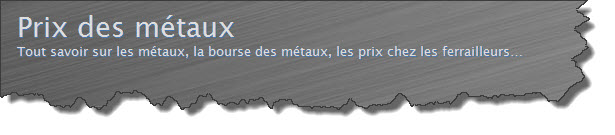 Prix des métaux